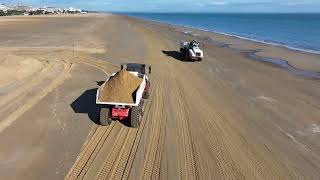 Stiamo già lavorando per la preparazione della spiaggia per la stagione 2024 [upl. by Bertine487]