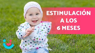 5 ejercicios para ESTIMULAR a mi BEBÉ de 6 MESES [upl. by Annairda]