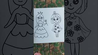 How to Draw a Little Princess shorts drawing trending ytshorts youtubeshorts viralvideo art [upl. by Mcgrody]