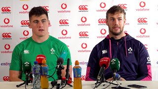 Dan Sheehan and Caelan Doris FULL prematch press conference  Ireland v Australia [upl. by Dona]