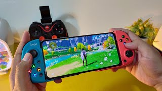 Nyobain Gamepad IPEGA Plus Mantis Di Xiaomi Poco F3  Test Genshin Impact Miui 13 [upl. by Aisset]