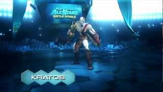 PS VITA PlayStation AllStars Battle Kratos trailer [upl. by Gunter]