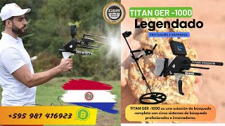 Buscador de tesoros y oro natural Titan Gen 1000 subtitulado en Español [upl. by Euqinahc769]