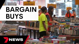 Lifeline Bookfest back bigger than ever  7 News Australia [upl. by Zorine496]