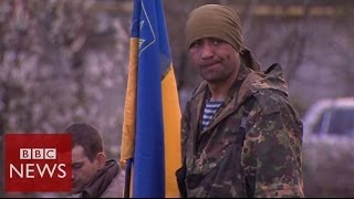 BBC witnesses quotsurrenderquot in Sloviansk  BBC News [upl. by Manda878]