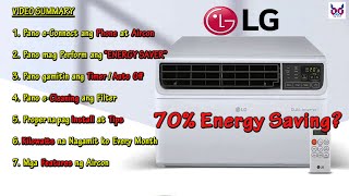 LG LA150EC 15HP Dual Inverter Aircon Full Review Tagalog [upl. by Marilou]