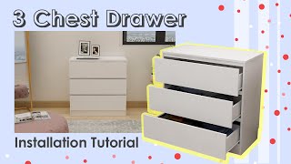 3 Chest Drawer Installation Tutorial [upl. by Merp]