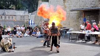 Moncontour 2017  Les cracheurs de feu Eric amp Franck [upl. by Nayt574]