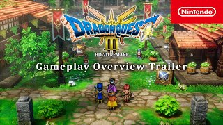 Dragon Quest III HD2D Remake – Overview Trailer – Nintendo Switch [upl. by Oicnerolf]