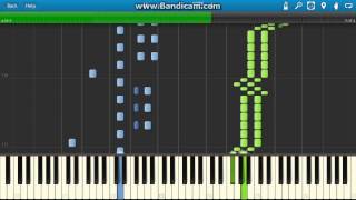 G Rossini  The Barber Of Seville  Overture piano Synthesia [upl. by Nemraciram]