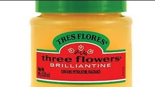 Tres Flores Three Flowers Brilliantine Review amp Styling [upl. by Gregorio]