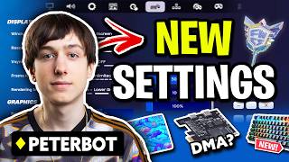 Peterbot REVEALS New FNCS Settings 🏆 BEST SENS [upl. by Aneles]