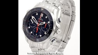 Omega Seamaster Diver 300 M CoAxial Chronograph Ref 21230425003001 7784 [upl. by Dumah]