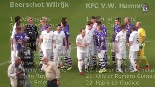 Beerschot Wilrijk  VW Hamme [upl. by Eimmas]