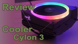 Review disipador AeroCool Cylon 3  Disipador Calidad Precio ARGB  Como instalar [upl. by Carlye988]