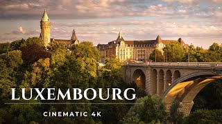 Luxembourg Cinematic 4K 60FPS [upl. by Auqinahs802]