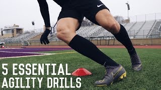 5 Essential Speed and Agility Drills  Increase Your Speed and Change of Direction [upl. by Evelyn]