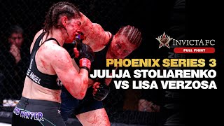 FULL FIGHT Julija Stoliarenko vs Lisa Verzosa  Invicta FC Phoenix Series 3 [upl. by Morgenthaler]