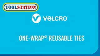 Secure Organizing Simplified VELCRO® Brand ONEWRAP® Reusable Ties  Toolstation [upl. by Rapsag]