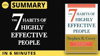 7 Habits Of Highly Effective People Summary  Stephen R Covey [upl. by Akemyt]