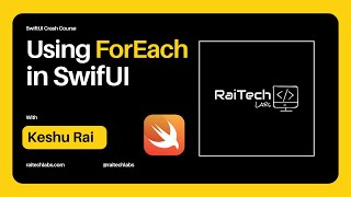 Using ForEach in SwiftUI  Creating Dynamic Views in SwiftUI [upl. by Barnes800]