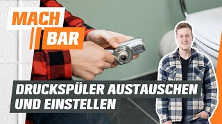 Druckspüler austauschen und einstellen  OBI [upl. by Lauri]