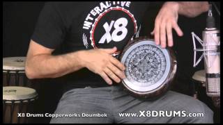 X8 Drums Fiberglass Doumbek Copperworks [upl. by Enniroc]