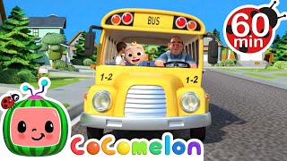 Wheels On The Bus School Version  Kids Songs  Moonbug Kids  Nursery Rhymes for Babies [upl. by Werner]