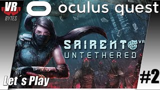 Sairento VR Untethered  Oculus Quest  Let´s Play 1  German  Deutsch  Spiele  Test [upl. by Barbi635]