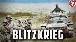 German Blitzkrieg Lightning War Strategy on the first stage of WW2 tanks military history [upl. by Aracat]