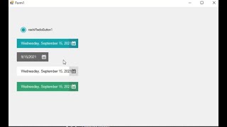 Custom DateTimePicker in C WinForm App RashiUI [upl. by Enihpad]