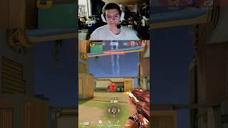 He has anti aim cheat 😂 valorant valorantclips valorantfunny [upl. by Portland178]