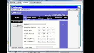 Linksys Wireless Router in Packet Tracer  Part 2 [upl. by Lede778]