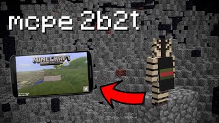 So I Tried Playing 2b2t on Minecraft Pocket Edition [upl. by Nij]