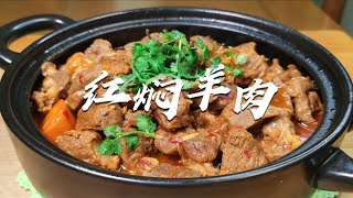 冬天要多吃羊肉，加1根萝卜做红焖羊肉，不腥不膻，好吃解馋 [upl. by Seravaj]