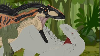 indominus rex VS Acrocanthosaurus ARK [upl. by Damalas297]