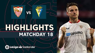 Resumen de Sevilla FC vs Cádiz CF 10 [upl. by Ilse]