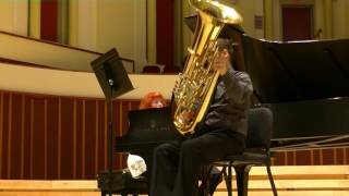 Sonatina by Jan Koetsier played by Patricio Cosentino tuba [upl. by Greenland180]