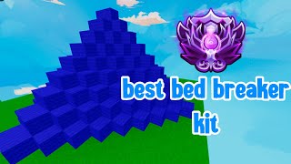 Best bed breaker kit in roblox bedwars [upl. by Moreen667]