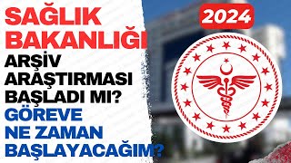 SAĞLIK BAKANLIĞI 27 BİN PERSONEL NE ZAMAN GÖREVE BAŞLAYACAK ARŞİV ARAŞTIRMASI BAŞLADI MI [upl. by Philip]