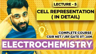 Electrochemistry  Lec5  Cell Representation amp Notation  CSIR NETJRF  GATE  IITJAM  MSc [upl. by Loretta]