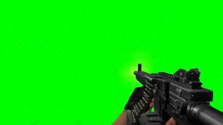 M249 SAW  Shoot amp Reload  GreenScreen Pros HD [upl. by Nitnerb504]