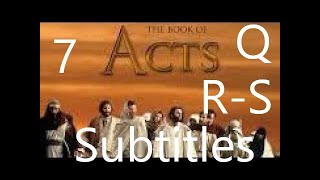 Acts of the apostles  full movie  Hechos  Actes  Деяния  7  Languages Q RS  140 Subtitles [upl. by Drawets]