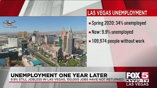 Nevadas unemployment outlook one year later [upl. by Alroy]