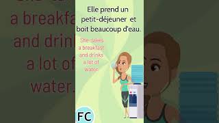 French Reading for beginners Mon amie Melisha shorts shortstories [upl. by Nylhsa694]