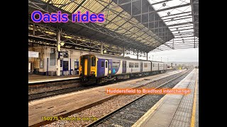 Oasis rides class 150275 Yorkshire Warrior Huddersfield to Bradford interchange [upl. by Okun]