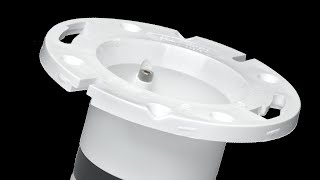 Replace toilet flange with repair flange [upl. by Orips]