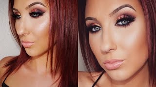 Ombre Sunset Smokey Eye Makeup Tutorial  Jaclyn Hill [upl. by Orlantha]