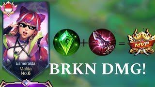 THE BEST ROTATION AS EXLANER AND BROKEN DAMAGE RECOMMENDED ESMERALDA BEST BUILD [upl. by Eekram]