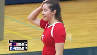 Girls High School Volleyball Armstrong vs Hopkins Section 6AAA [upl. by Xuaeb]